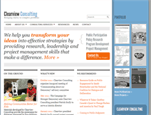 Tablet Screenshot of clearviewconsultingllc.com